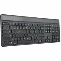 Targus EcoSmart Solar Bluetooth Keyboard - 85% Recycled Material, Antimicrobial, Multi-Device Connectivity