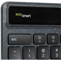 Targus EcoSmart Solar Bluetooth Keyboard - 85% Recycled Material, Antimicrobial, Multi-Device Connectivity