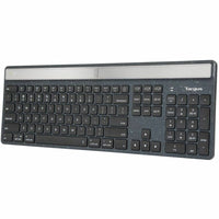 Targus EcoSmart Solar Bluetooth Keyboard - 85% Recycled Material, Antimicrobial, Multi-Device Connectivity