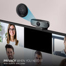ViewSonic VB-CAM-002 Full HD 1080p USB Camera with Built-in Microphone and Privacy Cover