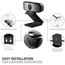 ViewSonic VB-CAM-002 Full HD 1080p USB Camera with Built-in Microphone and Privacy Cover