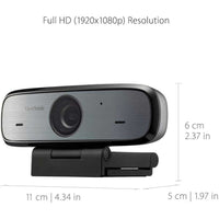 ViewSonic VB-CAM-002 Full HD 1080p USB Camera with Built-in Microphone and Privacy Cover