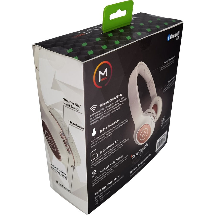 Morpheus 360 TREMORS Wireless On-Ear Headphones - Bluetooth 5.0, HiFi Sound, Deep Bass, Adjustable Comfort