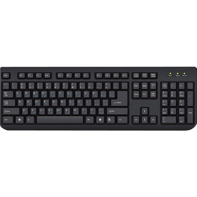 ArabTech Bilingual Arabic & US English Keyboard | 104 Keys, USB Interface, Windows Compatible