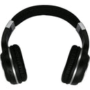 Morpheus 360 Serenity Wireless Over-Ear Headphones showcasing their sleek design and soft protein leather ear cushions for ultimate comfort and HiFi sound experience.