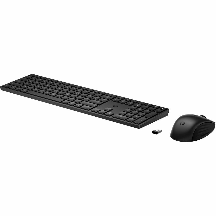 HP Wireless Keyboard Mouse Combo 650 | Ergonomic Design with Customizable Keys & Multi-Surface Sensor
