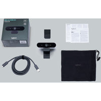 Logitech Brio 4K HDR Webcam - 90 FPS, Right Light 3, Dual Omnidirectional Mics, Pro-Level Video Calls