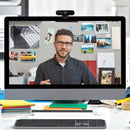 Logitech Brio 4K HDR Webcam - 90 FPS, Right Light 3, Dual Omnidirectional Mics, Pro-Level Video Calls