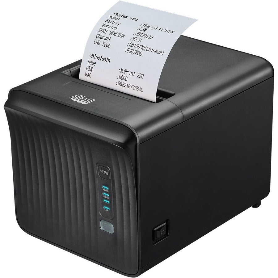 Adesso NuPrint 330 Compact Direct Thermal Receipt Printer | 3" Paper | USB, Network, & Serial Interfaces