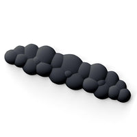 CloudWrist Black Memory Foam Wrist Rest by Kokovolta - A stylish and comfortable wrist rest featuring a unique cloud-like shape for optimal support.