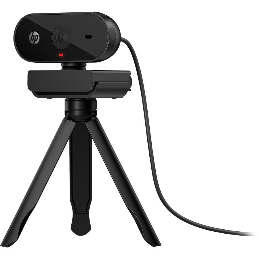 HP 325 FHD 1080p Webcam with Privacy Lens Cover, USB A, Auto Image Correction & Wide-Angle