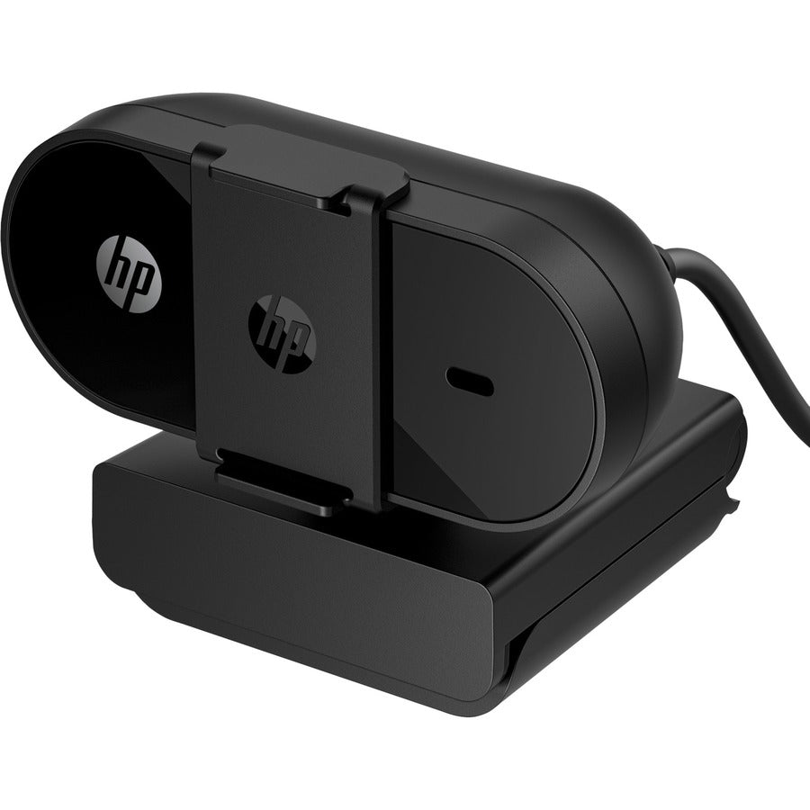 HP 325 FHD 1080p Webcam with Privacy Lens Cover, USB A, Auto Image Correction & Wide-Angle