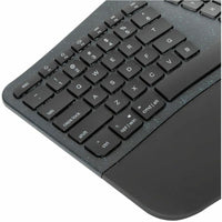 Targus EcoSmart Ergonomic Keyboard - Full-Size, 85% Recycled Materials, Bluetooth, Multi-Device Connectivity