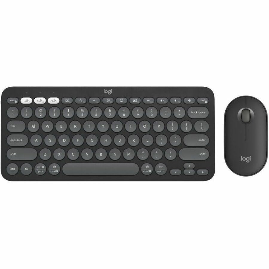 Logitech Pebble 2 Combo - Wireless Keyboard & Mouse, Logi Bolt, Quiet & Eco-Friendly Design