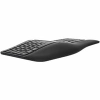 Targus EcoSmart Ergonomic Keyboard - Full-Size, 85% Recycled Materials, Bluetooth, Multi-Device Connectivity