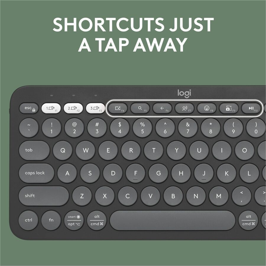 Logitech Pebble 2 Combo - Wireless Keyboard & Mouse, Logi Bolt, Quiet & Eco-Friendly Design