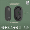 Logitech Pebble 2 Combo - Wireless Keyboard & Mouse, Logi Bolt, Quiet & Eco-Friendly Design