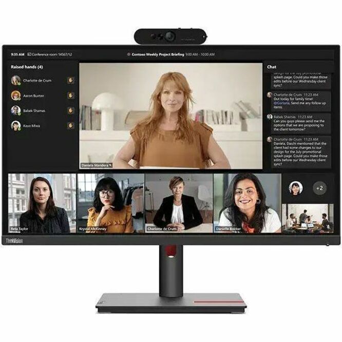 Lenovo ThinkVision MC60 1080P USB Webcam - Seamless Integration, Autofocus, Dual Mics & Privacy Features