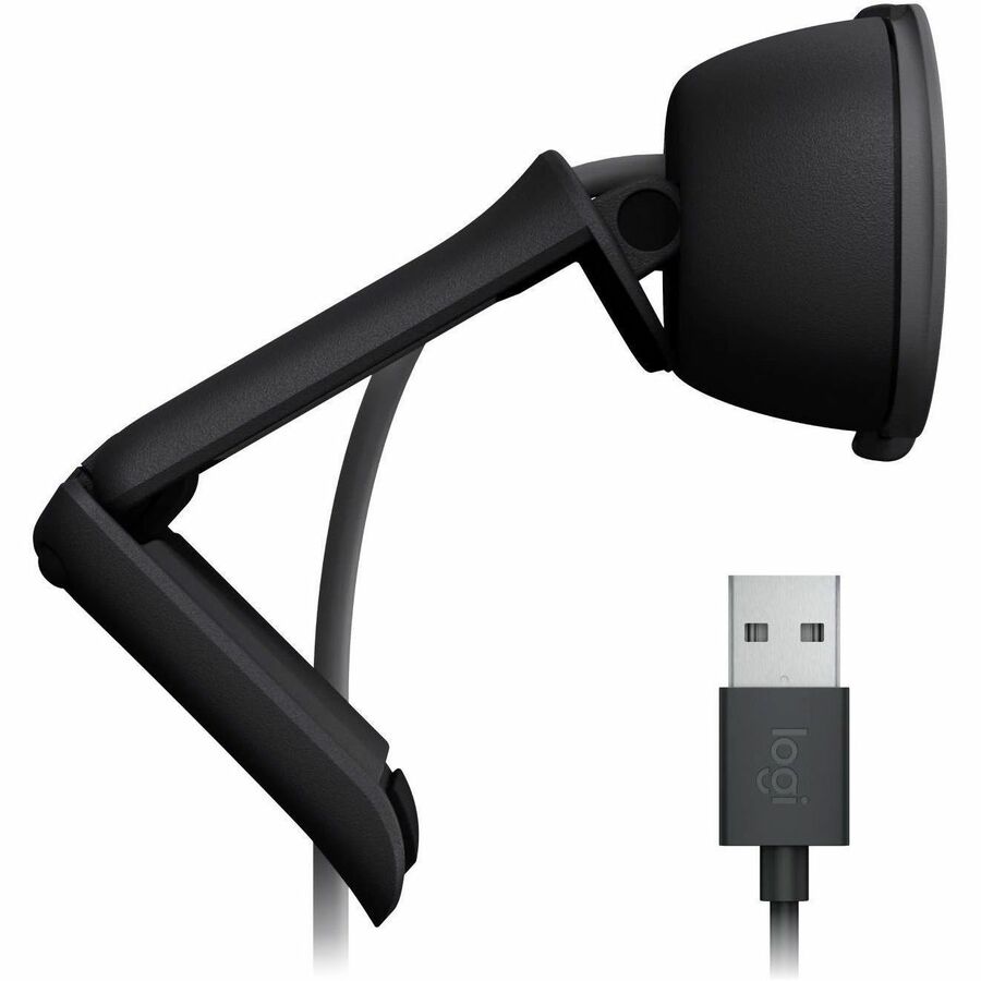 Logitech Brio 105 Webcam | 1080P Full HD Video | Sleek Graphite Design | Professional Quality