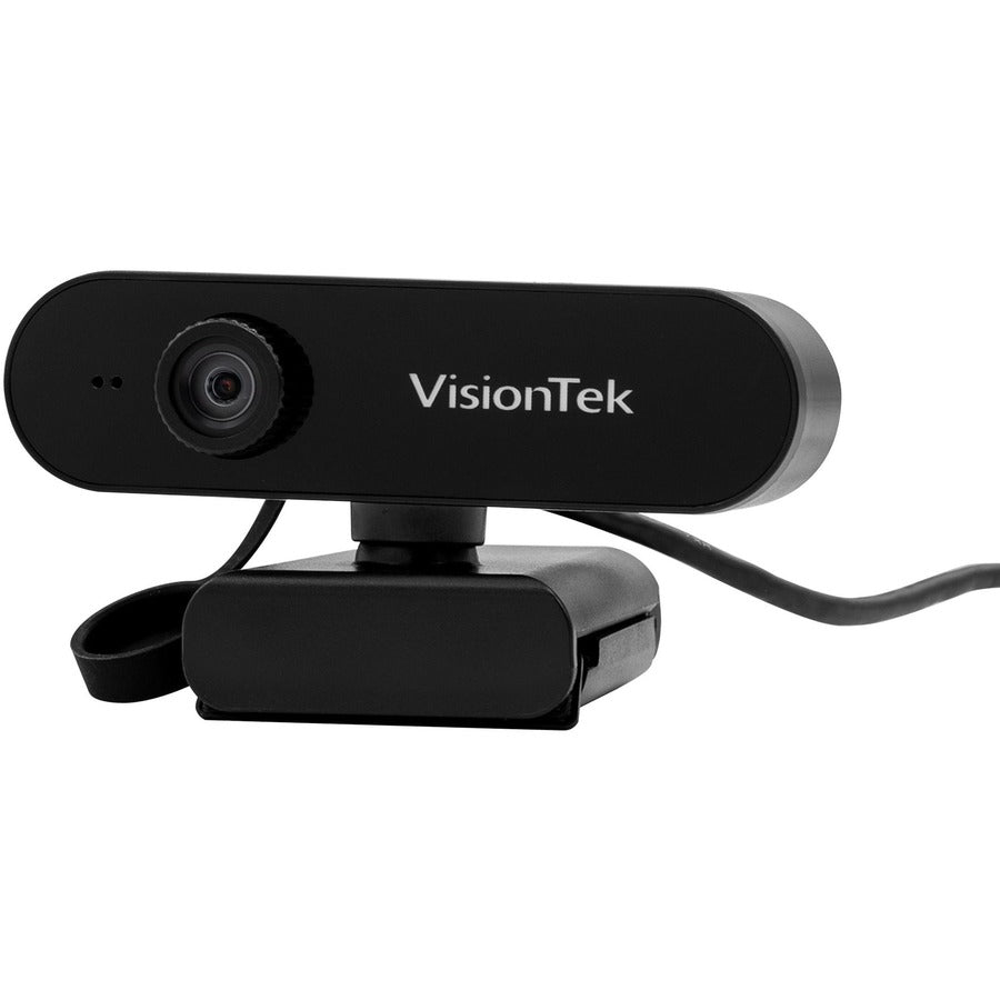 VisionTek VTWC30 1080p Full HD Webcam with Built-In Mic, USB 2.0, Compatible with Windows and Mac