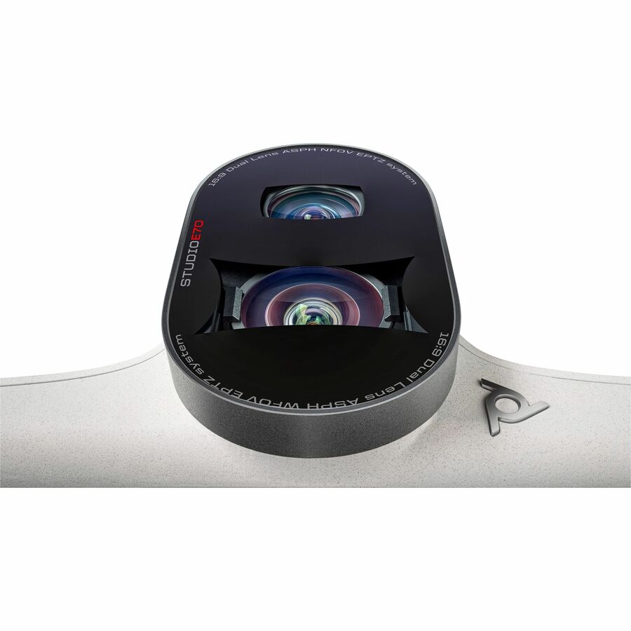 Poly Studio E70 4K AI Framing Camera - Engaging Zoom Meetings with Inclusive Views