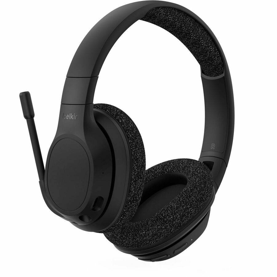 Belkin SoundForm Adapt Wireless Over-Ear Headset with Boom Mic, 65-Hour Playtime, ENC, Bluetooth 5.2