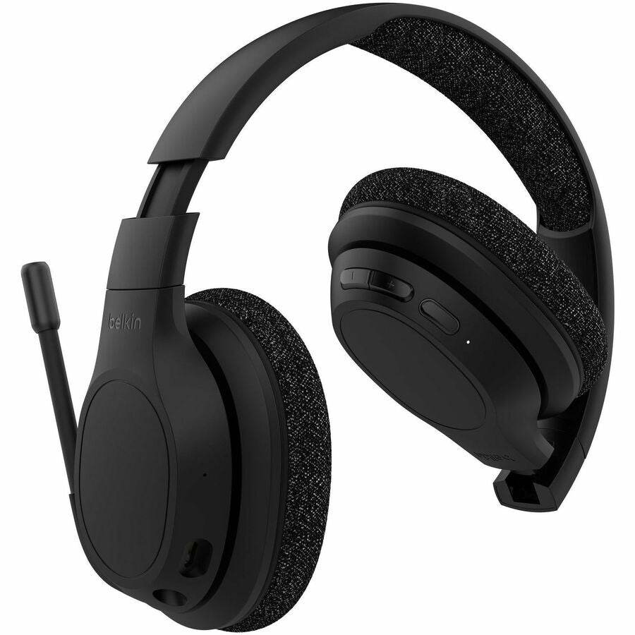 Belkin SoundForm Adapt Wireless Over-Ear Headset with Boom Mic, 65-Hour Playtime, ENC, Bluetooth 5.2