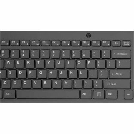 HP 150 Wired Mouse and Keyboard Set - Plug and Play, Ergonomic Design, Quiet Operation