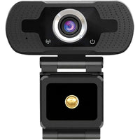Urban Factory WEBEE 2MP 1080p Webcam with 30FPS, Built-in Microphone, Universal Mounting Clip, Black