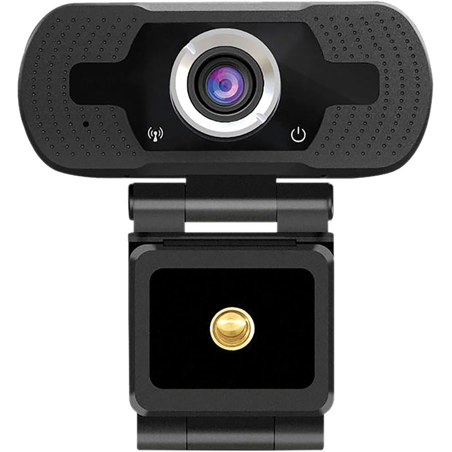 Urban Factory WEBEE 2MP 1080p Webcam with 30FPS, Built-in Microphone, Universal Mounting Clip, Black