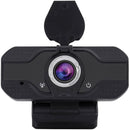 Urban Factory WEBEE 2MP 1080p Webcam with 30FPS, Built-in Microphone, Universal Mounting Clip, Black