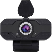 Urban Factory WEBEE 2MP 1080p Webcam with 30FPS, Built-in Microphone, Universal Mounting Clip, Black