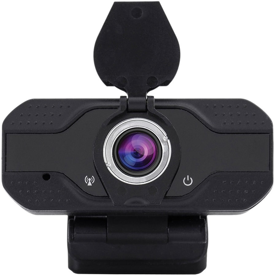 Urban Factory WEBEE 2MP 1080p Webcam with 30FPS, Built-in Microphone, Universal Mounting Clip, Black