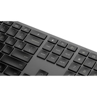 HP 975 Wireless Keyboard - Bluetooth & USB-A, Multi-Device Connectivity, Smart Backlight, Rechargeable Battery