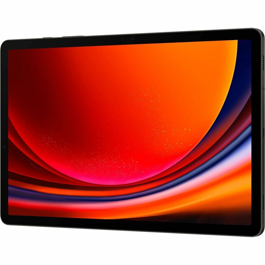 Samsung Galaxy Tab S9 Rugged 8GB RAM 128GB Storage Graphite angled view highlighting its stunning design.