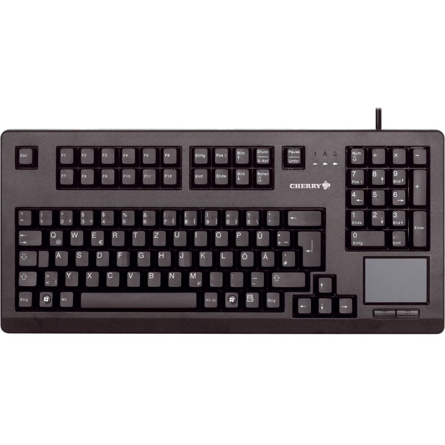 Cherry G80-11900 Compact Keyboard with Touchpad - Durable Design for Ergonomic Use