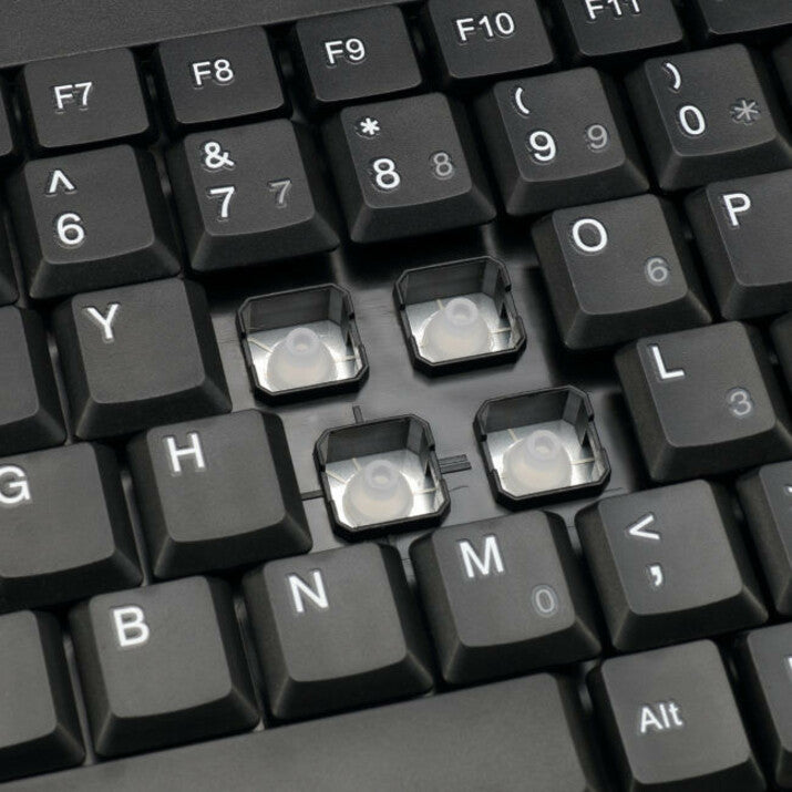 Adesso Wireless Mini Touchpad Keyboard - 2.4GHz RF, GlidePoint Touchpad, Compact Design