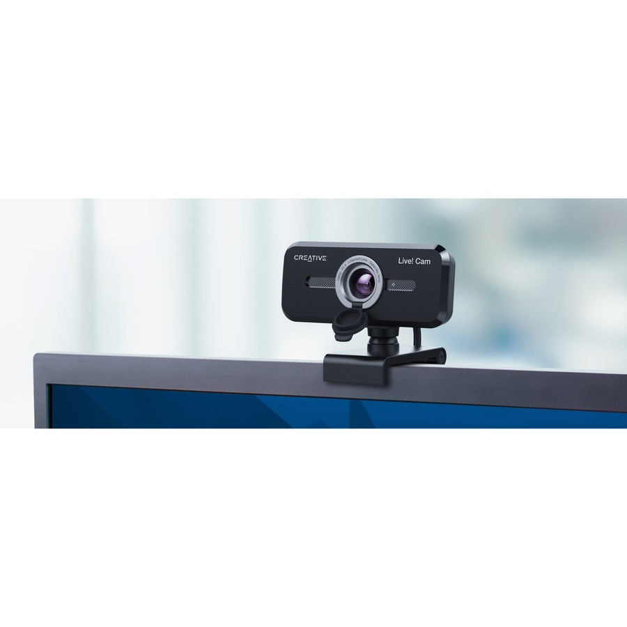 Creative Live! Cam Sync 1080P Webcam with SmartComms Kit, Dual Mics, and Noise Clean-Out