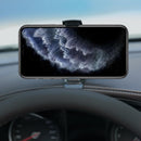 Universal dashboard phone holder mount for cars by Ask Gecko, featuring a sleek design holding a smartphone securely while driving, ensuring safety, convenience, and an enhanced driving experience.