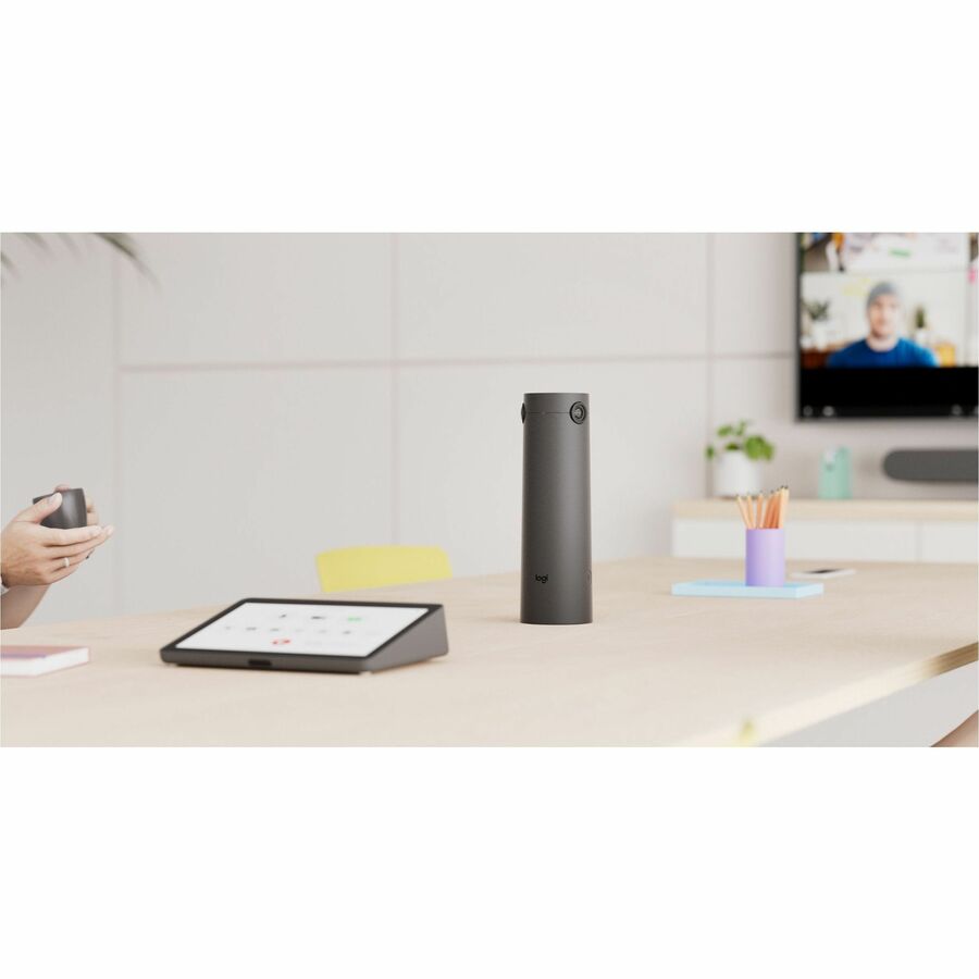 Logitech Sight AI Meeting Cam - 4K Video Conferencing with 60 FPS, Graphite, Designed for Hybrid Spaces