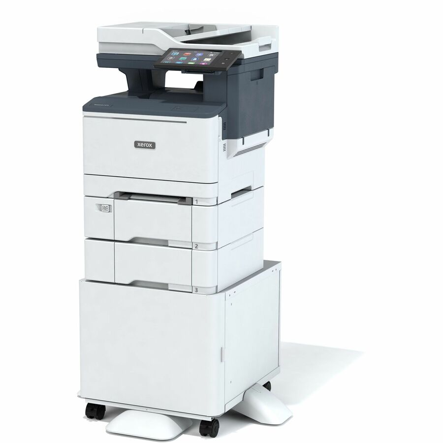 Xerox VersaLink C415 Color Multifunction Printer showcasing its compact structure and advanced functionalities, perfect for busy work environments needing reliable printing solutions.