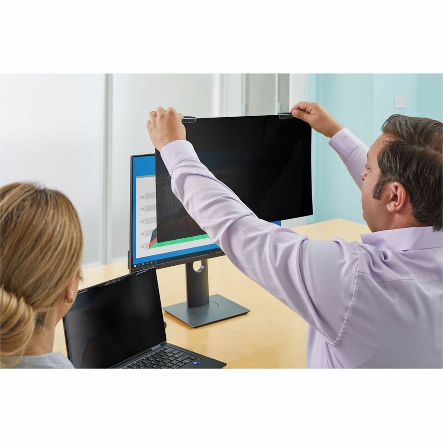 3M COMPLY Magnetic Attach Privacy Filter for 23.8-Inch Monitor - Ultra Strong Secure Attachment