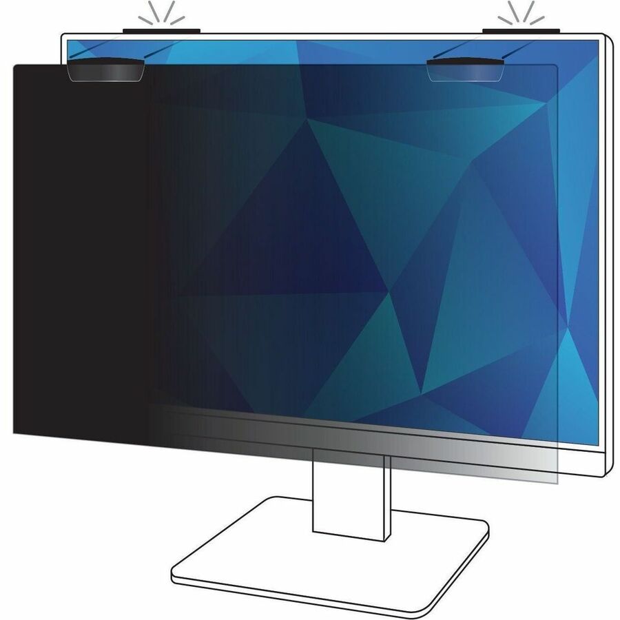 3M COMPLY Magnetic Attach Privacy Filter for 23.8-Inch Monitor - Ultra Strong Secure Attachment