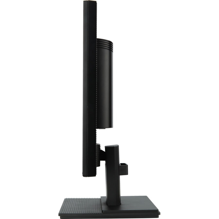 Side profile of the Acer V176L 17 Inch LED LCD Monitor, emphasizing its slim design and adjustable stand, perfect for any workspace and enhancing the viewing experience.