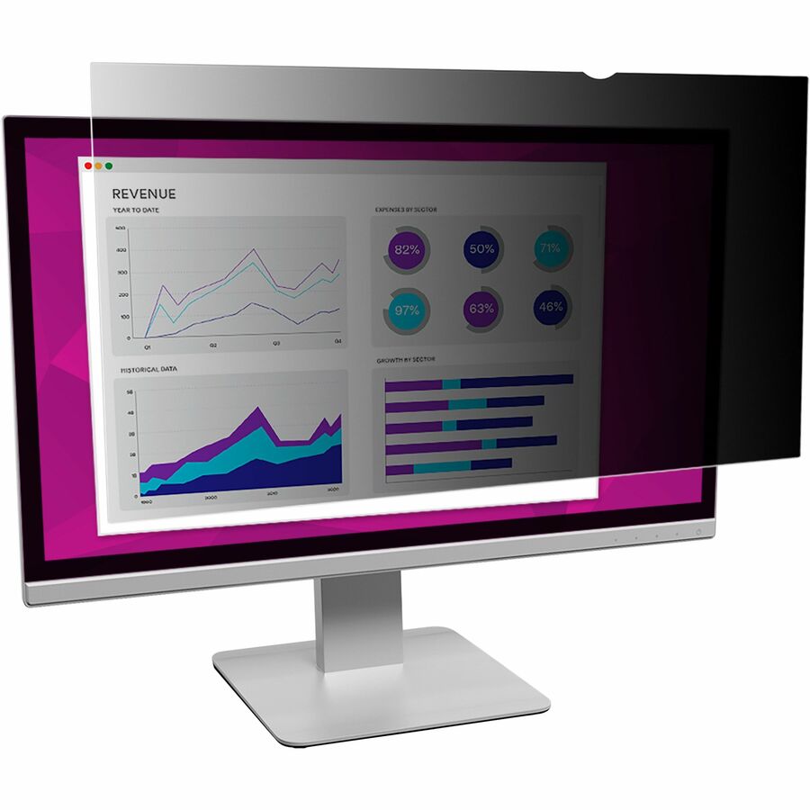 3M High Clarity 23.8In Privacy Filter | 16:9 | Crisp Image Quality & Blue Light Reduction