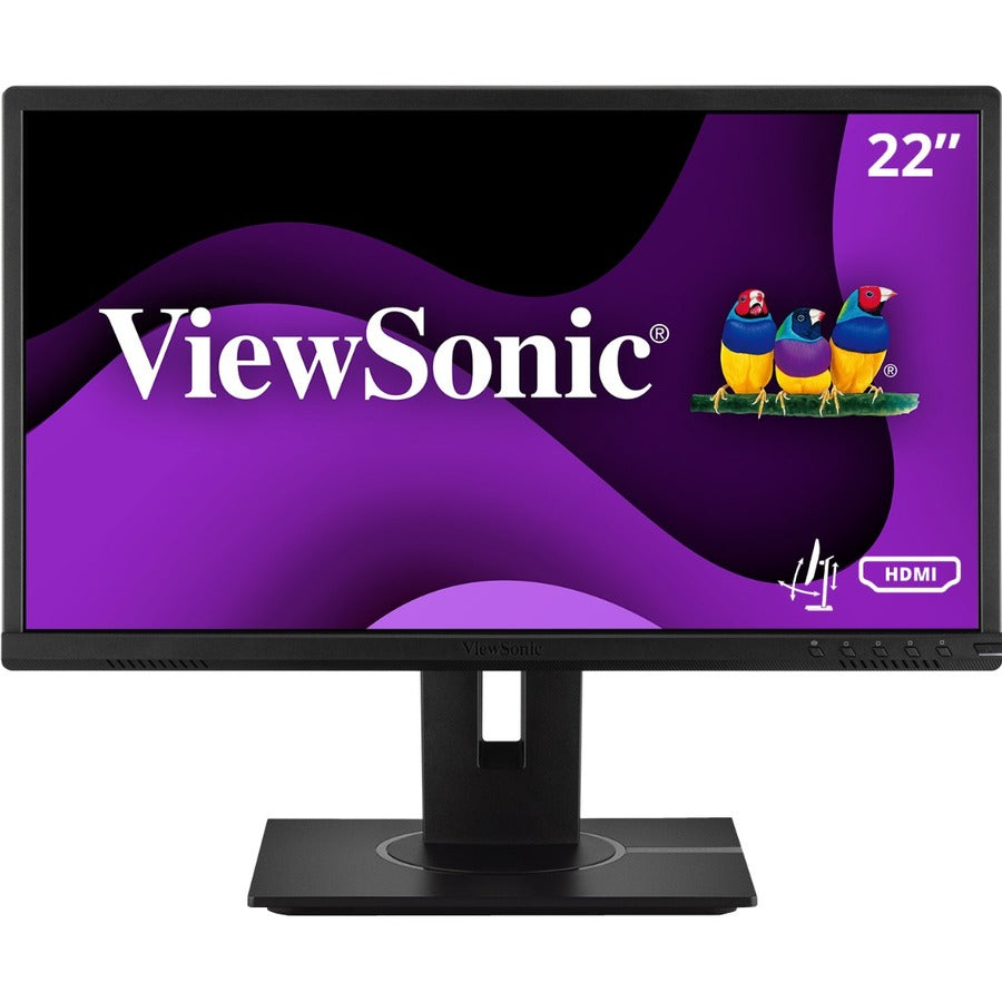 ViewSonic VG2240 22 Inch FHD Monitor, 100Hz, Ergonomic Stand, Flicker-Free, Blue Light Filter