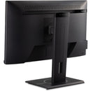 Back view of ViewSonic VG2240 22 Inch FHD Monitor highlighting ergonomic stand design for improved workspace comfort.