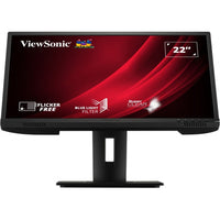 ViewSonic VG2240 22 Inch FHD Monitor front view showcasing vibrant display and ergonomic design.