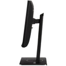 ViewSonic VG2240 22 Inch FHD Monitor side angle depicting height adjustable ergonomic stand.