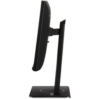 ViewSonic VG2240 22 Inch FHD Monitor side angle depicting height adjustable ergonomic stand.